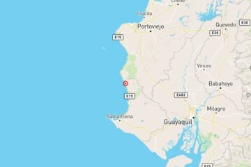 Sismo sacude la provincia de Manabí la tarde de este domingo 10