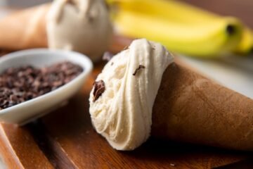 Queso con higo, chocolate con sal y canelazo, parte de los sabores de Delizium, heladería en Quito que recibió el sello de Ospitalità Italiana