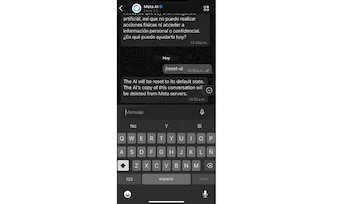 Cómo desactivar la inteligencia artificial del círculo azul de WhatsApp