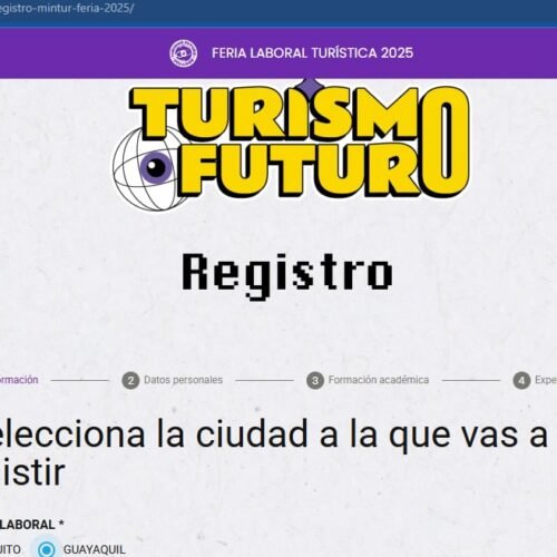 Feria Laboral Turística abre 350 puestos de trabajo y 150 pasantías: el 31 de octubre recibirá en Guayaquil a postulantes