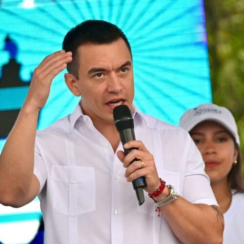 ‘Octubre, a pesar del paro, creció en ventas un 8,4 %’, dice Daniel Noboa sobre la situación económica del país