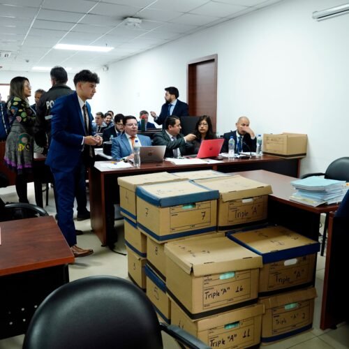 Nulidades, cambios de abogado, solicitudes e insistencias están en manos del tribunal del caso Triple A a horas de la instalación de la audiencia de juzgamiento