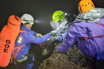 Seis montañistas sobreviven a descarga eléctrica en el volcán Corazón