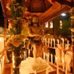 Diablos y andas de 2.000 libras marcan la Semana Santa en la ruralidad de Quito