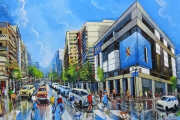 Artista Federico Gonzenbach homenajea a Guayaquil con muestras en el Centro Cultural Ecuatoriano Alemán y en Las Peñas