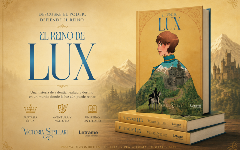 VICTORIA STELLARI PUBLICA «EL REINO DE LUX», UNA NOVELA QUE DA VOZ A QUIENES LA HISTORIA HA OLVIDADO